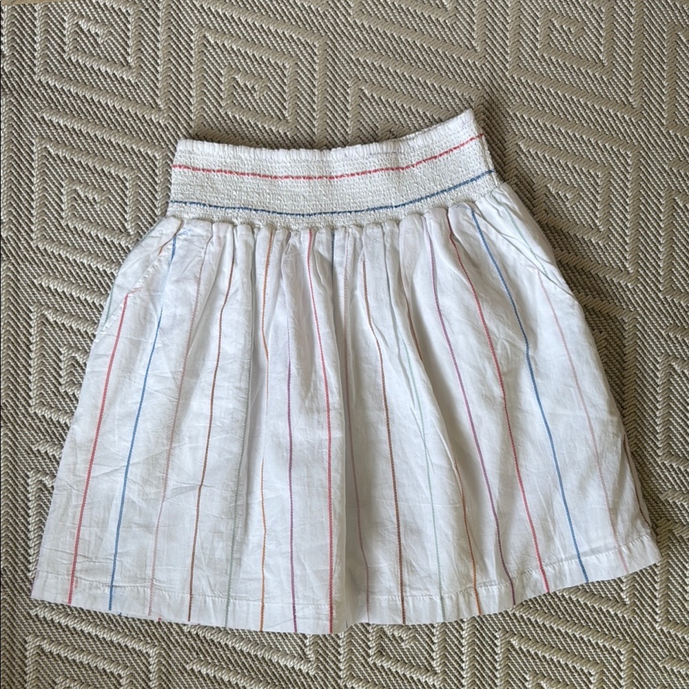 NWT Lilly P stripe cotton skirt XS